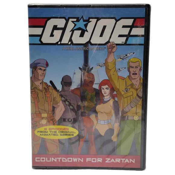 G.I. Joe Countdown for Zartan DVD 6 Episodes Animated Series New Sealed 1980's - Picture 1 of 3